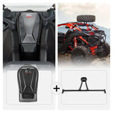 Kemimoto '17-'25 Can-Am Maverick X3 Max Center Storage Bag & Spare Tire Mount