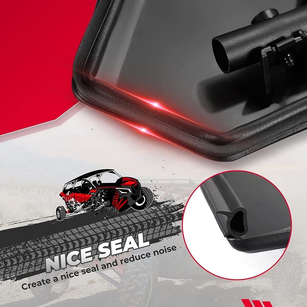 Kemimoto '17-'25 Can-Am Maverick X3 Max Lower Doors Panels w/ Metal Fr