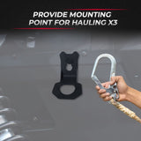 Kemimoto '17-'25 Can-Am Maverick X3 Tie Down Brackets Hooks - 4 Pcs