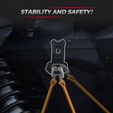 Kemimoto '17-'25 Can-Am Maverick X3 Tie Down Brackets Hooks - 4 Pcs