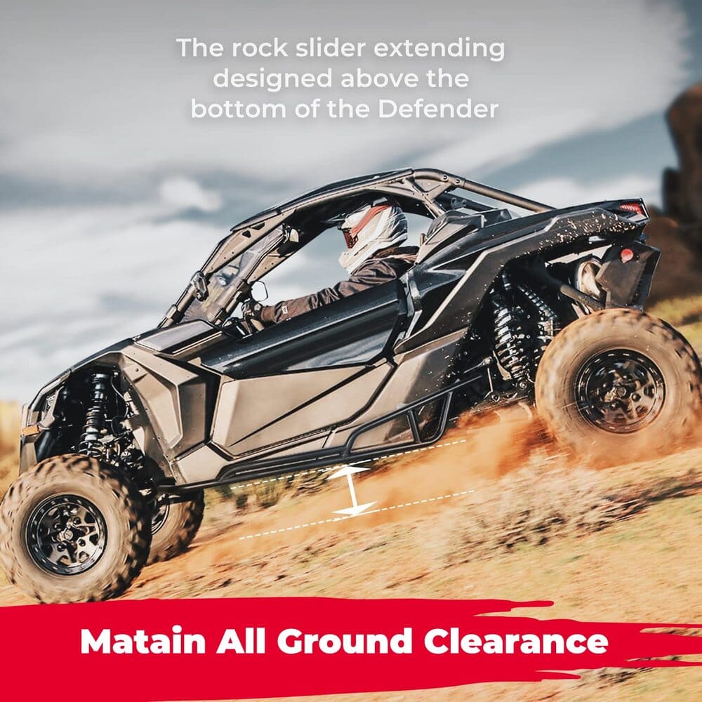 Kemimoto '17-'25 Can-Am Maverick X3 Nerf Bars Rock Sliders