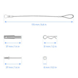 Kemimoto '17-'25 Can-Am Maverick X3 Quick-Release Clutch Cover Pins