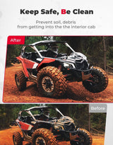 Kemimoto '17-'25 Can-Am Maverick X3 Red Fender Flares