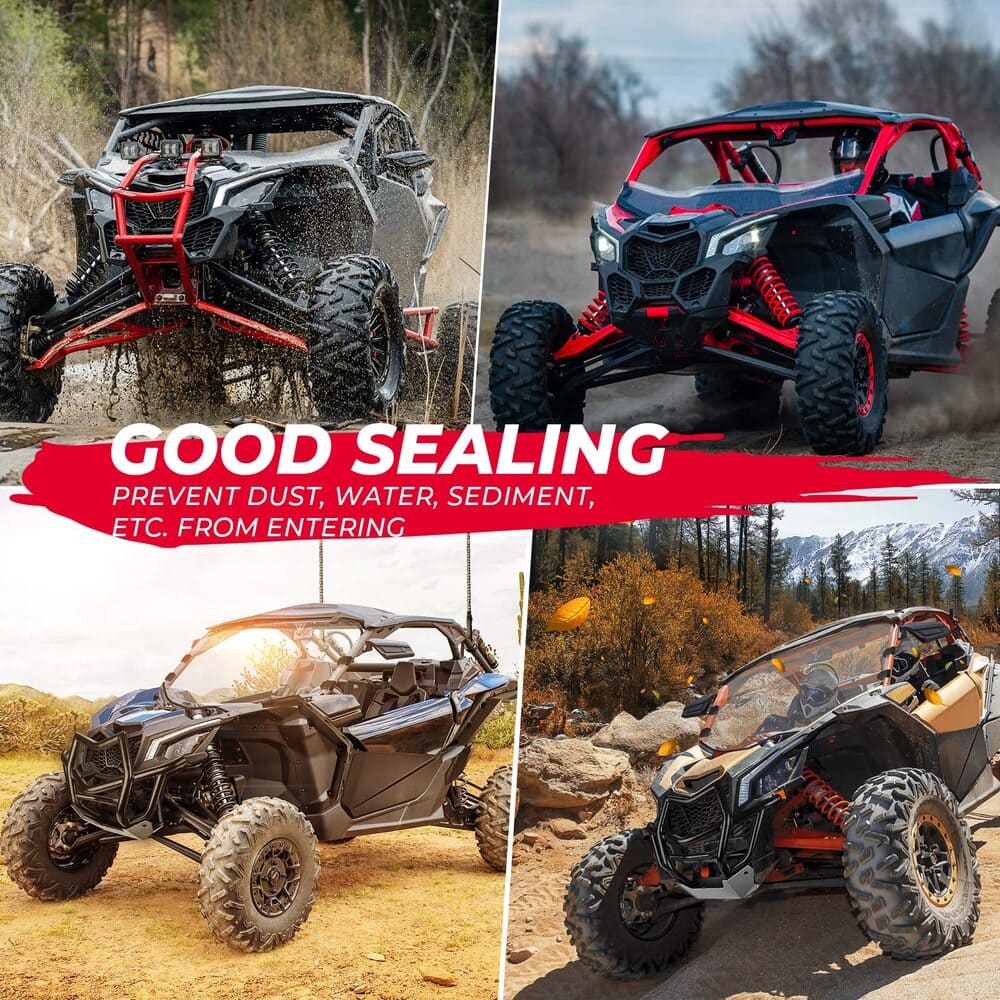 Kemimoto '17-'25 Can-Am Maverick X3 Front Dash Speaker Pods