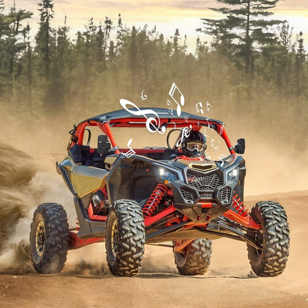 Kemimoto '17-'25 Can-Am Maverick X3 Front Dash Speaker Pods