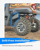 Kemimoto '17-'25 Polaris Ranger Crew XP 1000 Fender Flares - 1 Pair