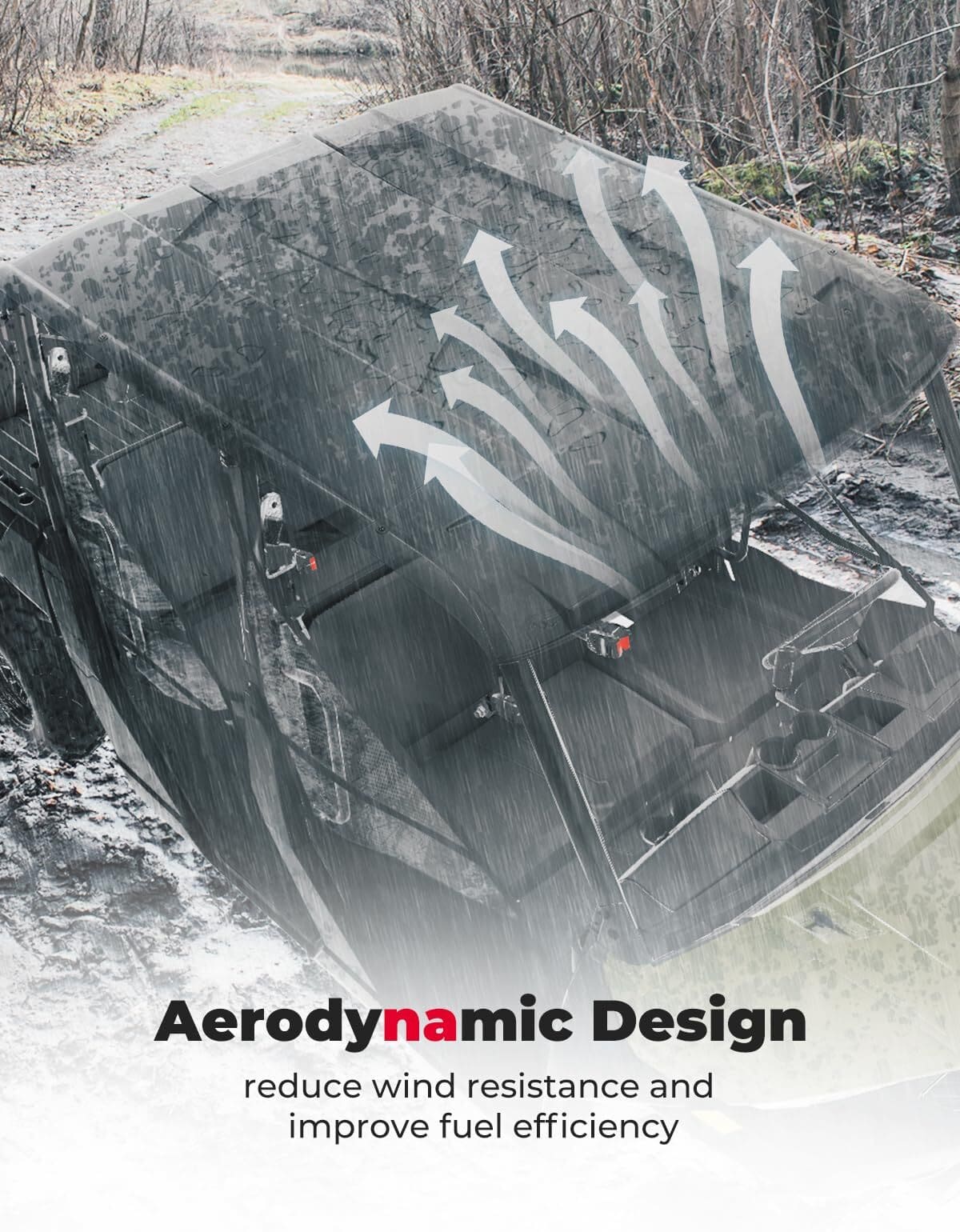 Kemimoto '17-'25 Polaris Ranger XP 1000 Crew Roof Top Hard