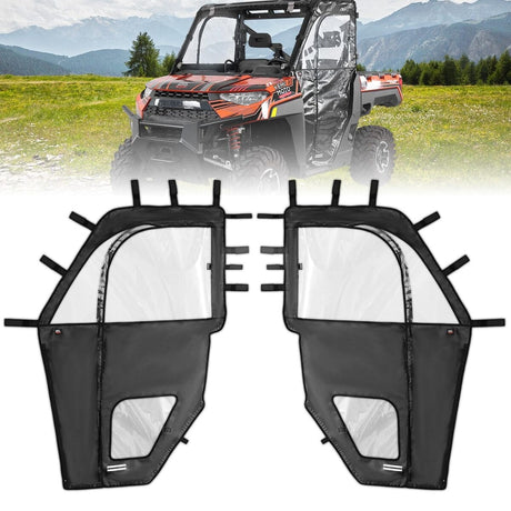 Kemimoto '17-'25 Polaris Ranger XP 1000 UTV Cab Enclosure Upper Doors