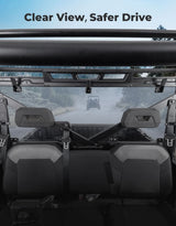Kemimoto '17-'25 Polaris Ranger XP 1000 UTV Rear Window