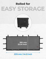 Kemimoto '17-'25 Polaris Ranger XP 1000 UTV Sunshade Soft Rear Window Net