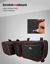 Kemimoto '17+ Can-Am Maverick X3 Flip Windshield & Door Bags