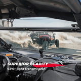 Kemimoto '17+ Can-Am Maverick X3 Flip Windshield & Door Bags