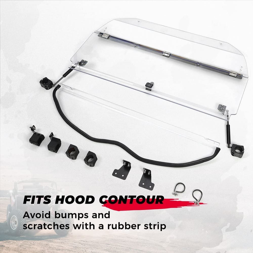 Kemimoto '17+ Can-Am Maverick X3 Flip Windshield & Lower Doors