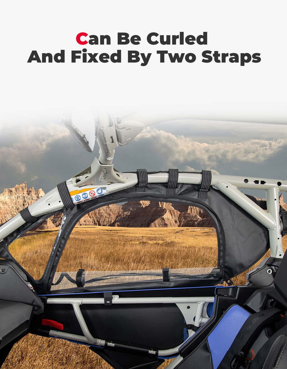 Kemimoto '17+ Can-Am Maverick X3 Flip Windshield & Soft Cab Enclosures