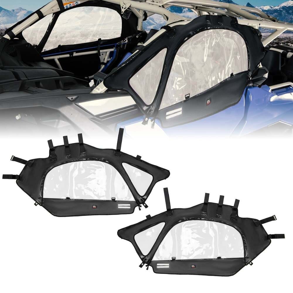 Kemimoto '17+ Can-Am Maverick X3 Flip Windshield & Soft Cab Enclosures