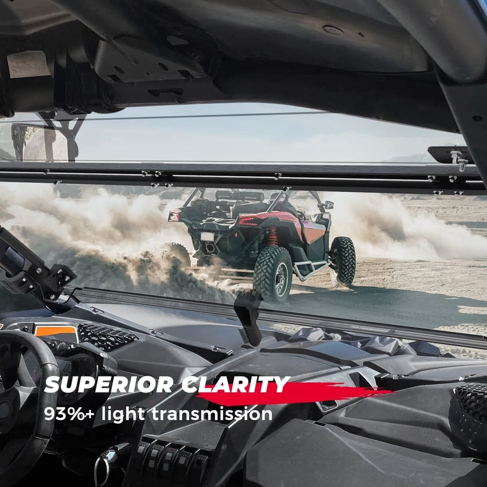 Kemimoto '17+ Can-Am Maverick X3 Flip Windshield & Soft Cab Enclosures