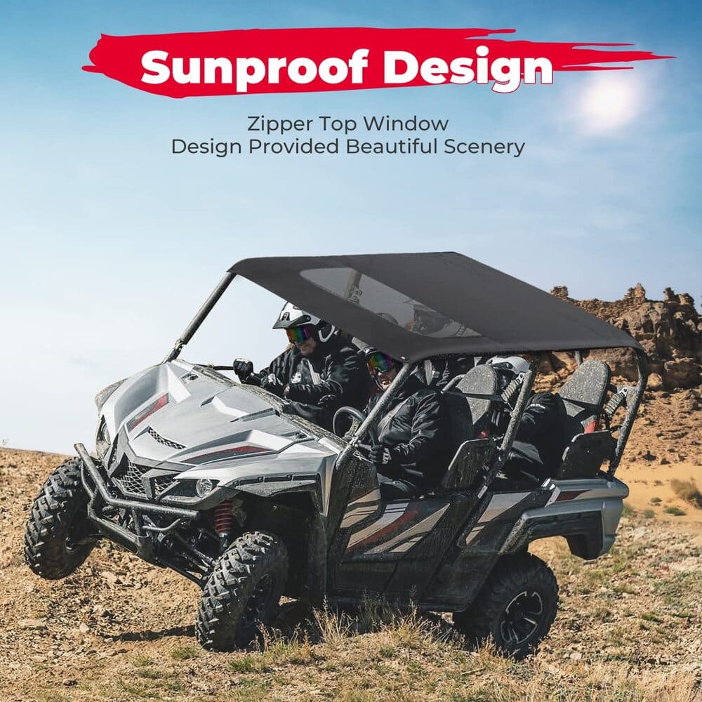 Kemimoto '18-'20 Yamaha Wolverine X4/SE Fabric Soft Roof