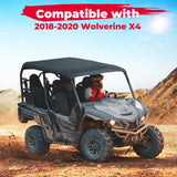 Kemimoto '18-'20 Yamaha Wolverine X4/SE Fabric Soft Roof