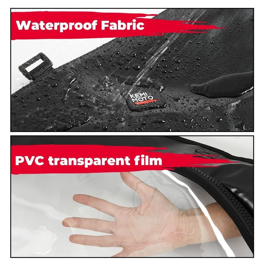 Kemimoto '18-'20 Yamaha Wolverine X4/SE Upper Doors Soft Cab Enclosure