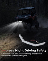 Kemimoto '18-'23 Can-Am Maverick Trail / Sport LED Accent Light - Front Grille