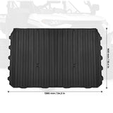 Kemimoto '18-'24 Polaris Ranger Crew XP 1000 Bed Mat Cargo Liner