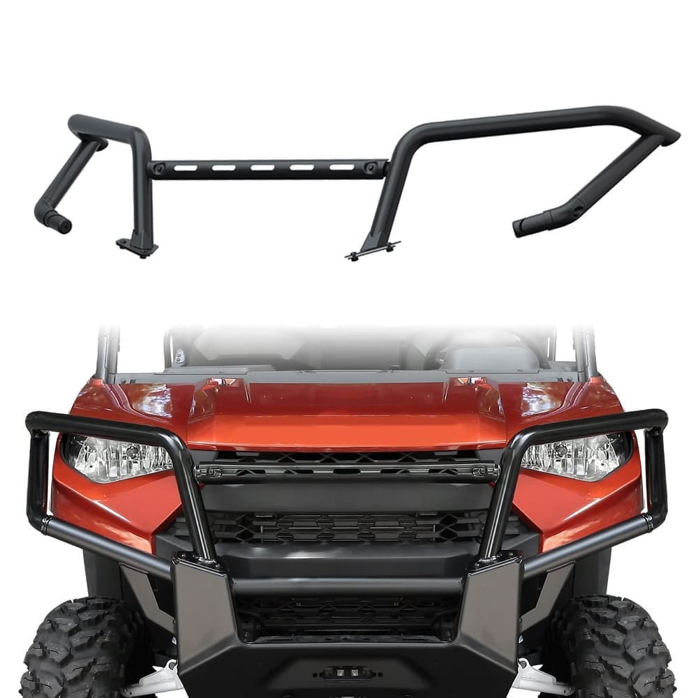 Kemimoto '18-'24 Polaris Ranger XP 1000 Front Bumper & Upper Brush Guard