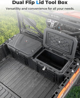 Kemimoto '18-'24 Polaris Ranger XP 1000 UTV Bed Box -29 Gallon