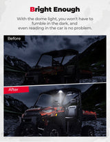 Kemimoto '18-'24 Polaris Ranger XP 1000 UTV Dome Light