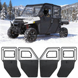 Kemimoto '18-'25 Polaris Ranger Crew XP 1000 2-in-1 Convertible UTV Doors w/ Vented Window