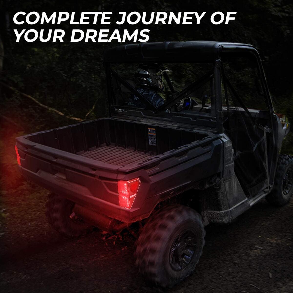Kemimoto '18-'25 Polaris Ranger XP 1000 / Crew Tail Lights