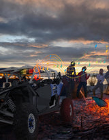 Kemimoto 18" UTV Sound Bar with RGB & Bluetooth for 1.56"-2.25" Cages