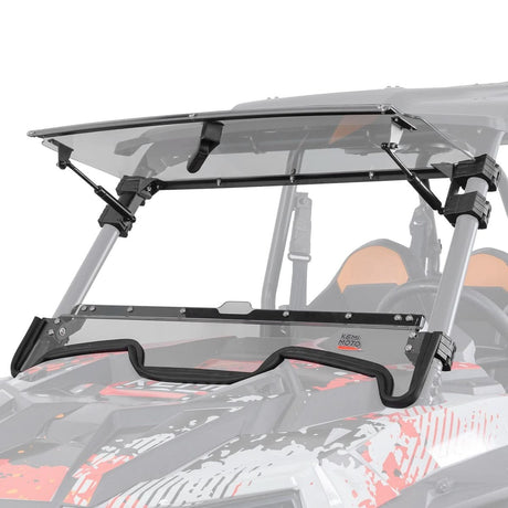 Kemimoto '19-'23 Polaris RZR XP 1000 2 & 4 Seater 2 In 1 Flip Up Windshield