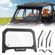 Kemimoto '19-'23 Polaris RZR XP 1000 Glass Windshield w/ 2 Manual Wipers