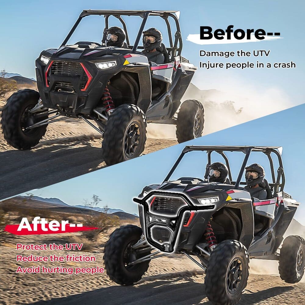 Kemimoto '19-'23 Polaris RZR XP 1000/Turbo Front Bumper