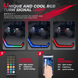 Kemimoto '19-'23 Polaris RZR XP 1000/Turbo RGB Turn Signal Lights