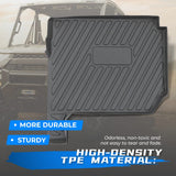 Kemimoto '19-'24 Polaris Ranger Crew XP 1000 Floor Mats - 4 Pcs