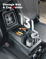 Kemimoto '19-'25 CF Moto UForce 1000/1000XL UTV Bench Seat Center Console Box