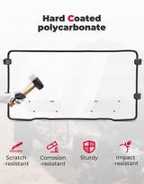 Kemimoto '19-'25 CFMoto UForce 1000 Airflow Sliding Vented Front Windshield