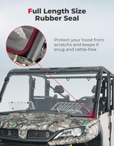 Kemimoto '19-'25 CFMoto UForce 1000 Airflow Sliding Vented Front Windshield