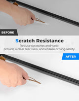 Kemimoto '19-'25 CFMoto UForce 1000 Clear 2-Sided Hard Coated Rear Windshield