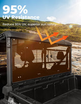 Kemimoto '19+ CFMoto UForce Vented Rear Tinted Windshield