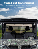 Kemimoto '19+ CFMoto UForce Vented Rear Tinted Windshield