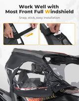 Kemimoto '20-'24 CF Moto ZForce 950 Upper Windows Sof Cab Enclosure