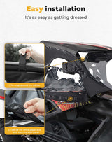 Kemimoto '20-'24 CF Moto ZForce 950 Upper Windows Sof Cab Enclosure