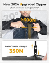 Kemimoto '20-'24 CF Moto ZForce 950 Upper Windows Sof Cab Enclosure