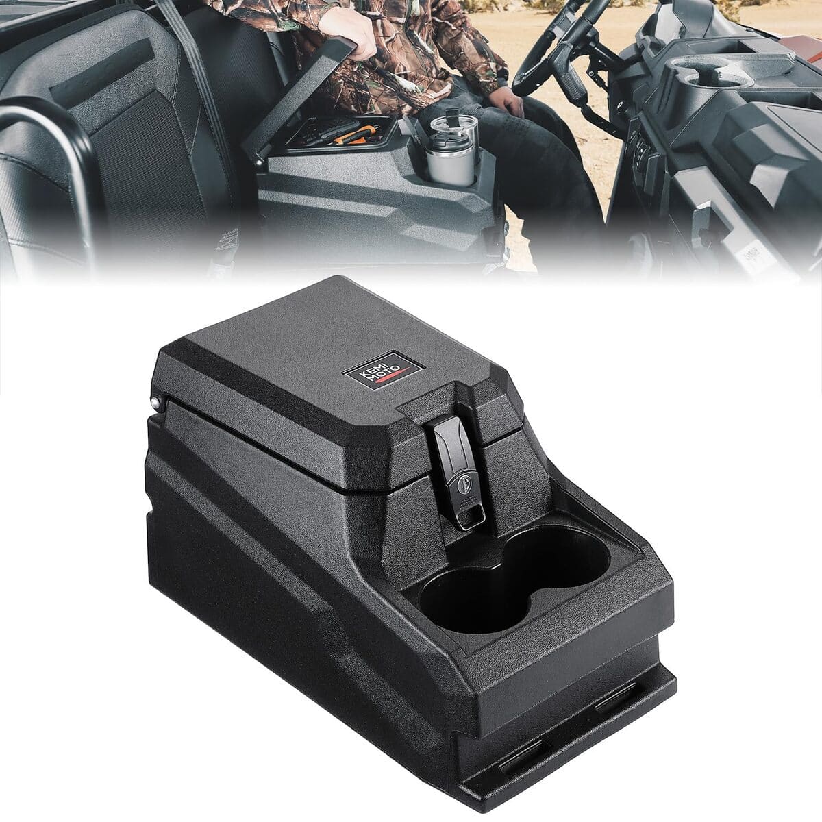 Kemimoto '20-'24 Polaris Ranger XP 1000/ Crew UTV Bench Seat Center Co
