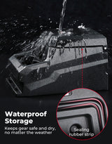 Kemimoto '20-'24 Polaris Ranger XP 1000/ Crew UTV Bench Seat Center Console Box