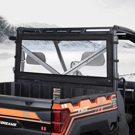 Kemimoto '20-'24 Polaris Ranger XP 1000 Upgraded PVC Rear Window