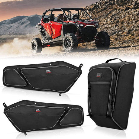 Kemimoto '20-'24 Polaris RZR Pro XP 1680D Door Bags & Center Bag