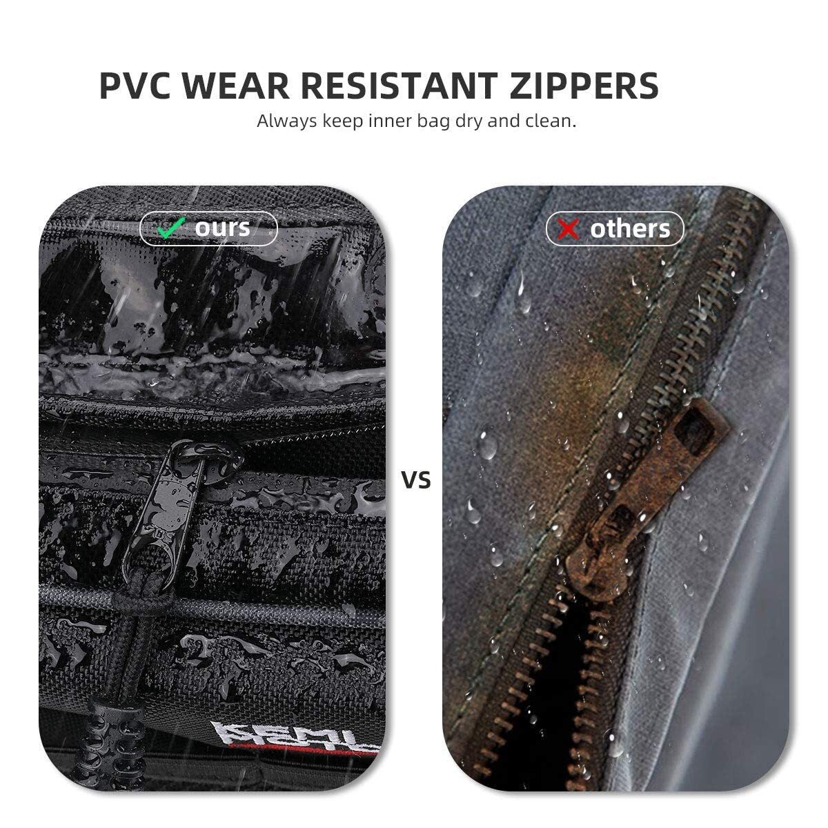 Kemimoto '20-'24 Polaris RZR Pro XP 1680D Door Bags & Center Bag